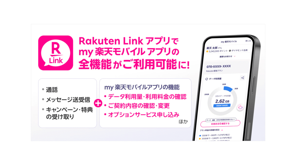 【2026年8月最新】Rakuten Linkにmy楽天モバイルが統合！変更点と新しい使い方を徹底解説